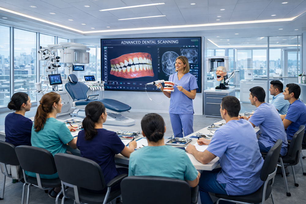 dental assistant training classroom